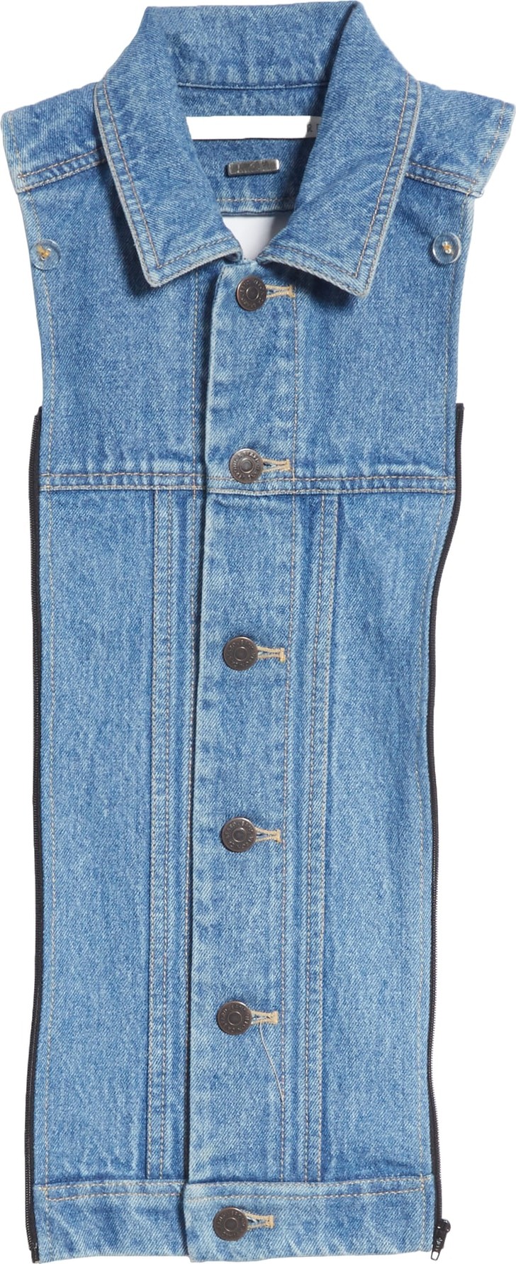 Veronica Beard Slate Denim Dickey