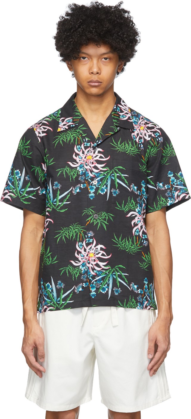KENZO Black Sea Lily Shirt