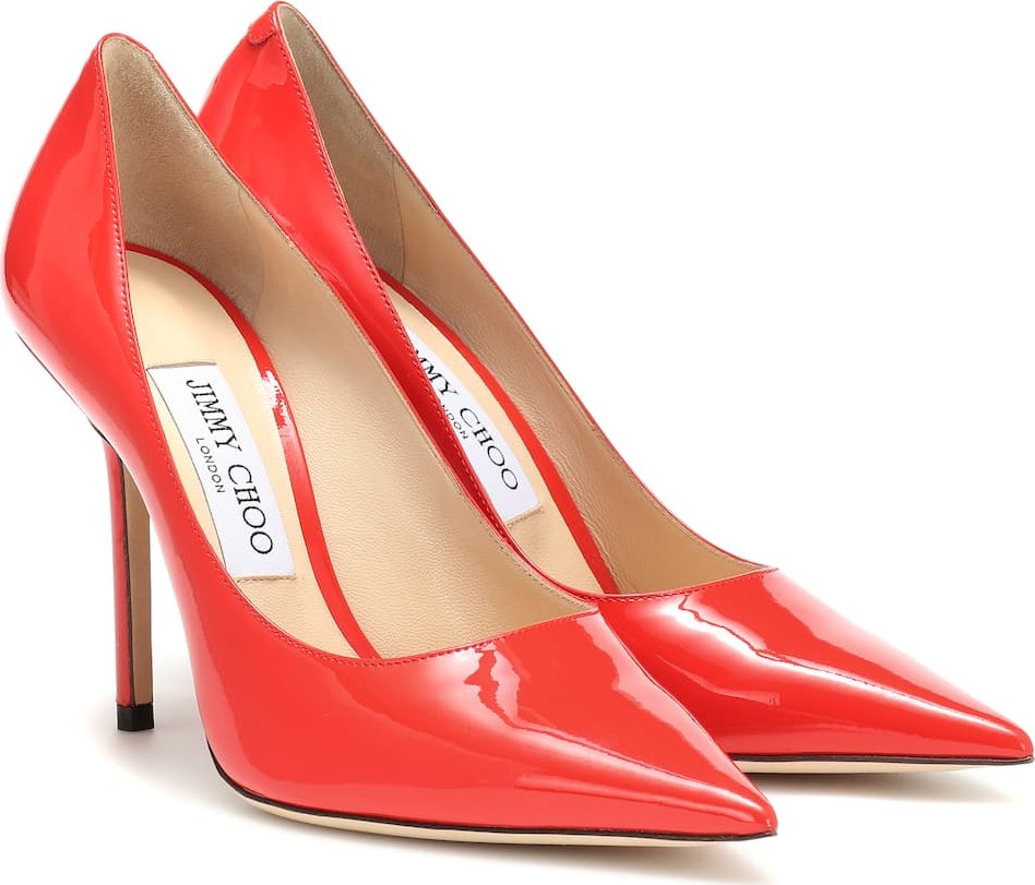 Jimmy Choo Love 100 patent leather pumps