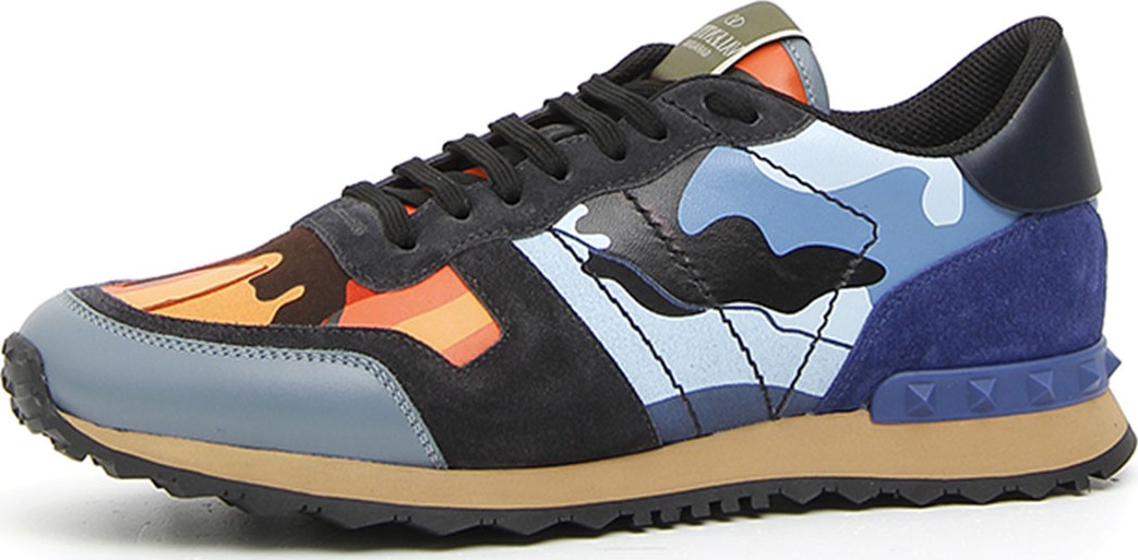 Valentino Men's Rockrunner Camo Trainer Sneakers Valentino Men's Rockrunner Camo Trainer Sneakers