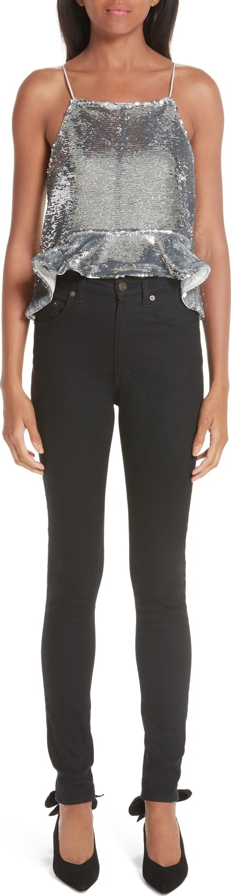 Ganni Sonora Sequin Top