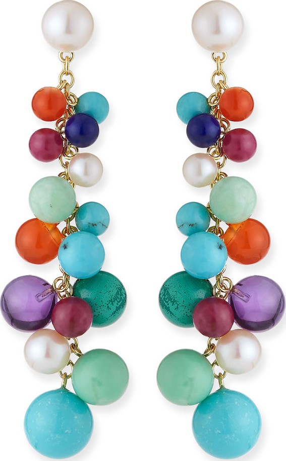 IPPOLITA Nova 18k Cluster Drop Earrings