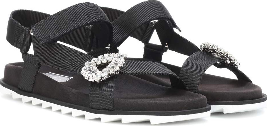Roger Vivier Crystal-embellished sandals