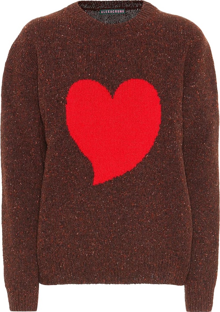 Alexachung Intarsia wool-blend sweater