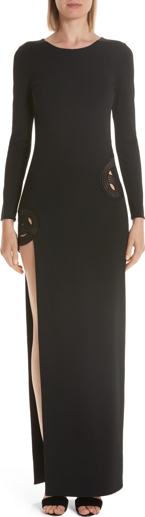 Haney Gia Side Slit Gown