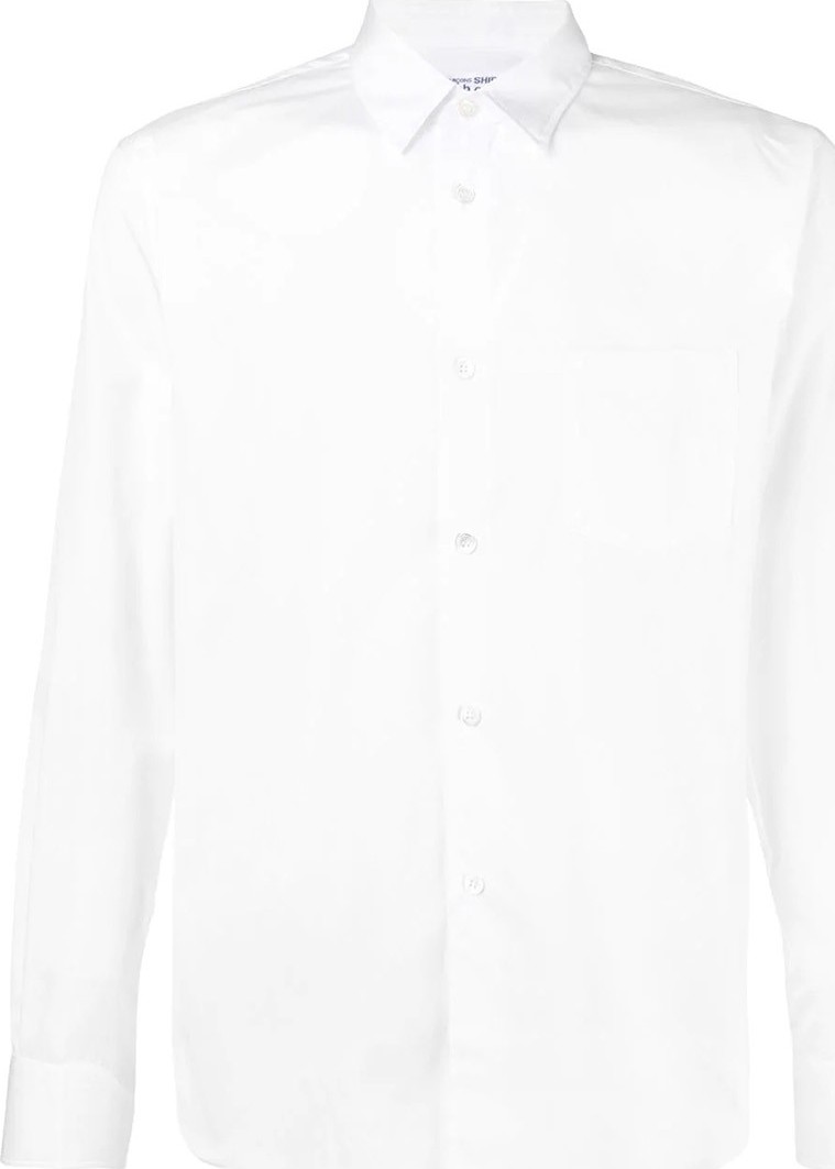 Comme Des Garcons logo printed shirt