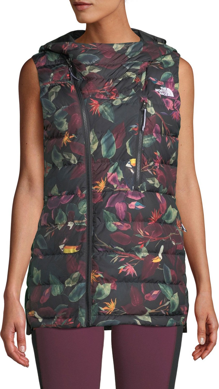 The North Face Niche Hooded Floral Puffer Vest