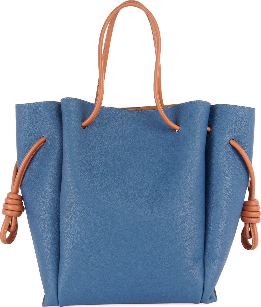 LOEWE Flamenco Knot Two-Tone Tote Bag