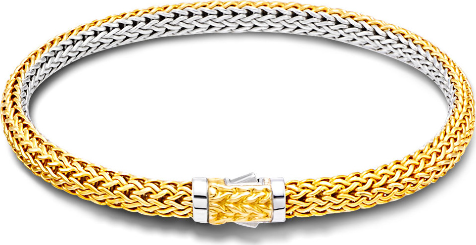 John Hardy Classic Chain Extra-Small Reversible Silver & Gold Bracelet