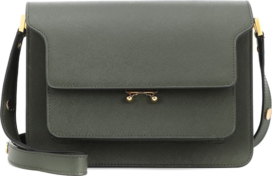 Marni Trunk leather shoulder bag