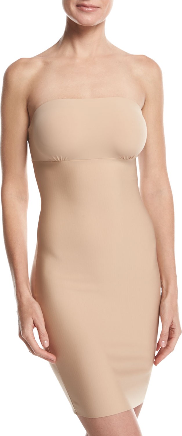 Commando Two-Faced Tech Strapless Control Shapewear Slip Commando Two-Faced Tech Strapless Control Shapewear Slip