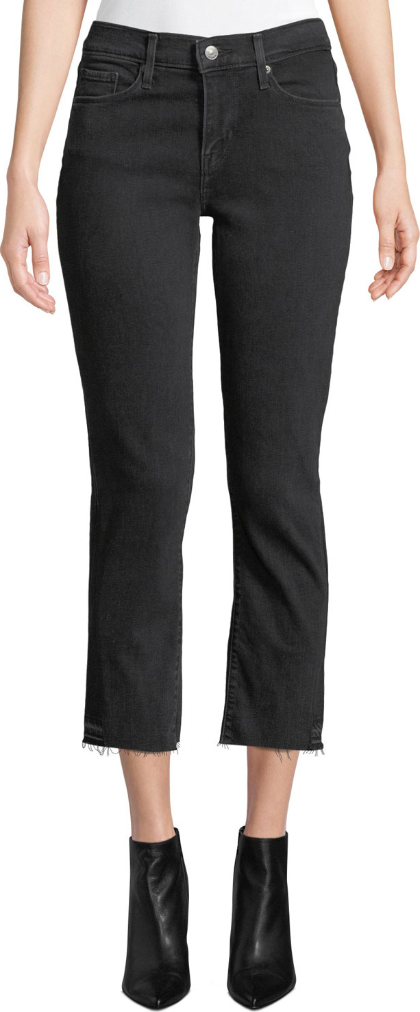 LEVI’S Curvy Mid-Rise Straight-Leg Cropped Jeans
