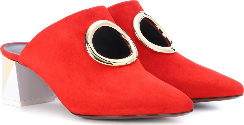 Neous Pleione suede mules