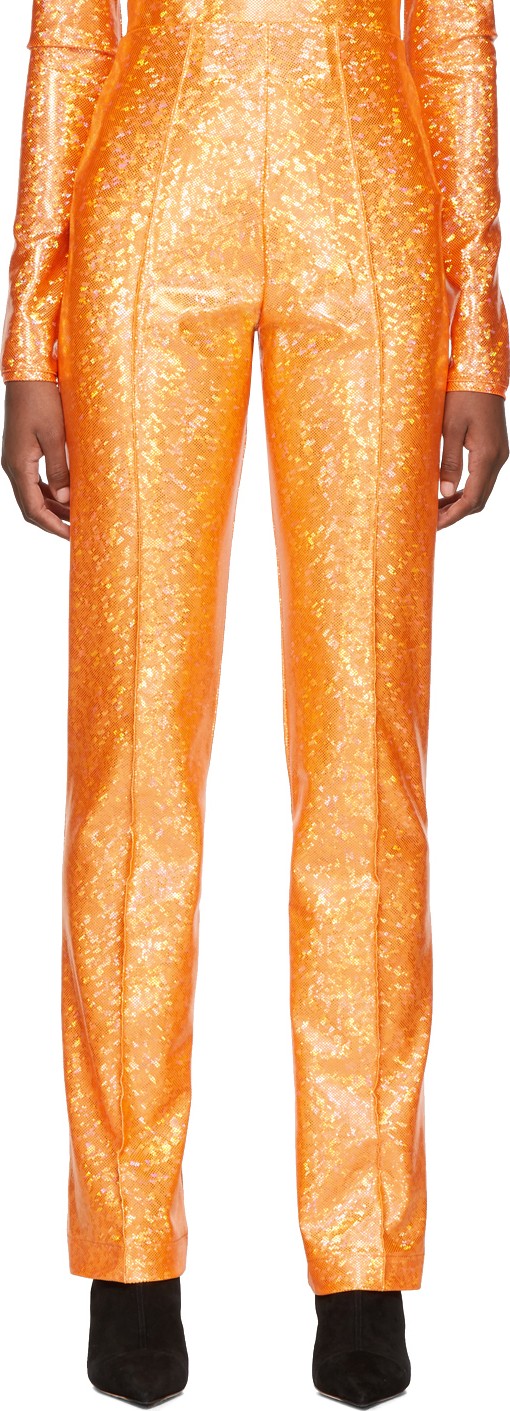 Saks Potts Orange Shimmer Lissi Trousers