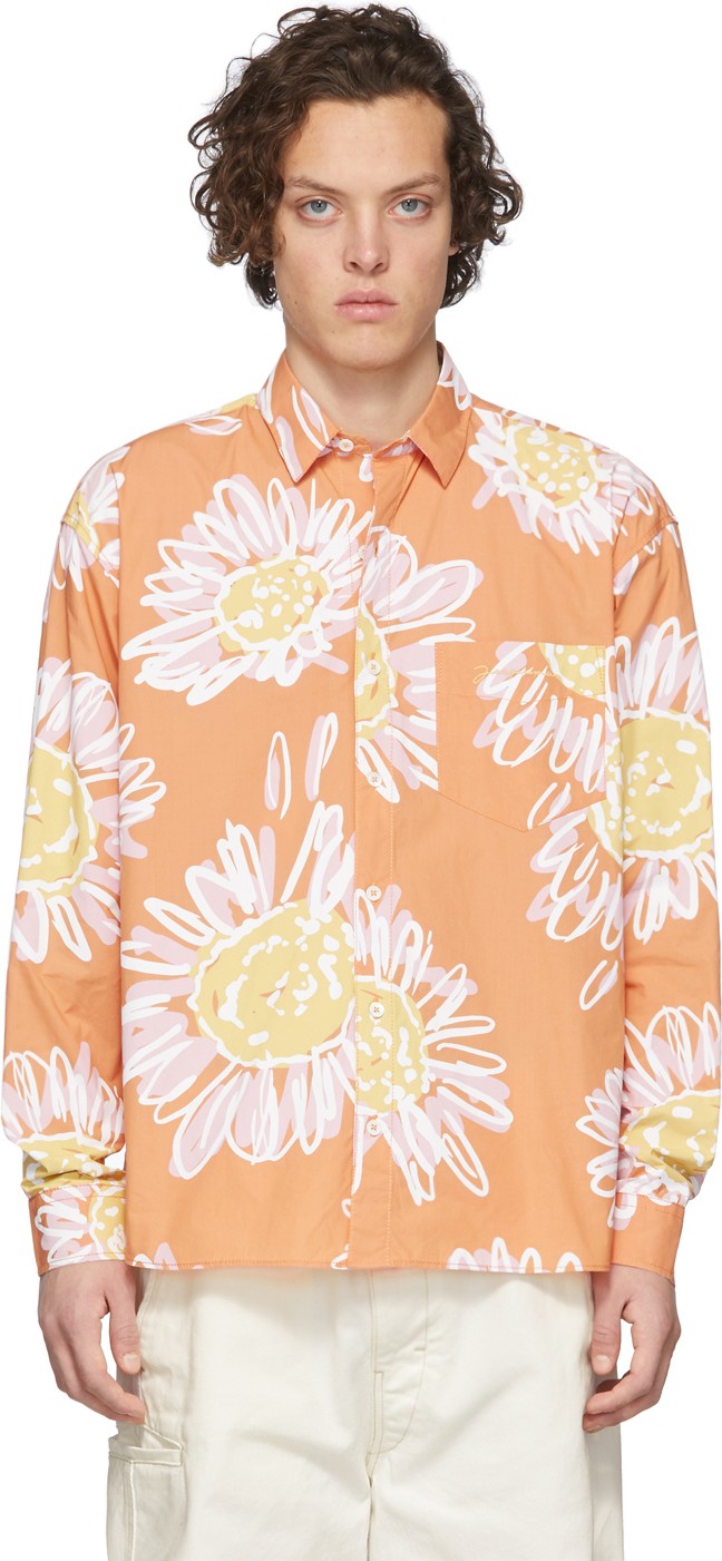 Jacquemus Orange 'La Chemise Simon' Shirt
