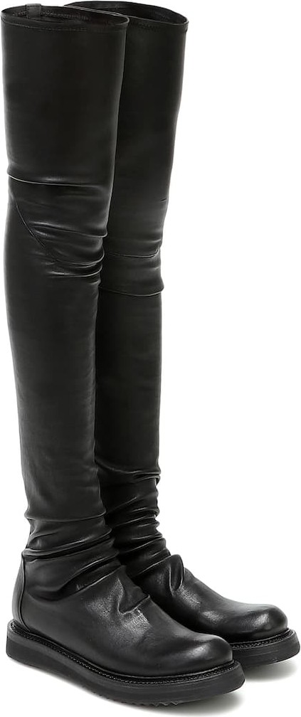 Rick Owens Creeper Stocking over-the-knee boots