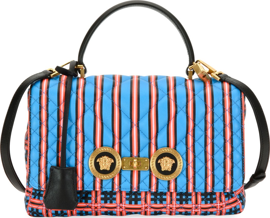 Versace Icon Quilted Clash Shoulder Bag