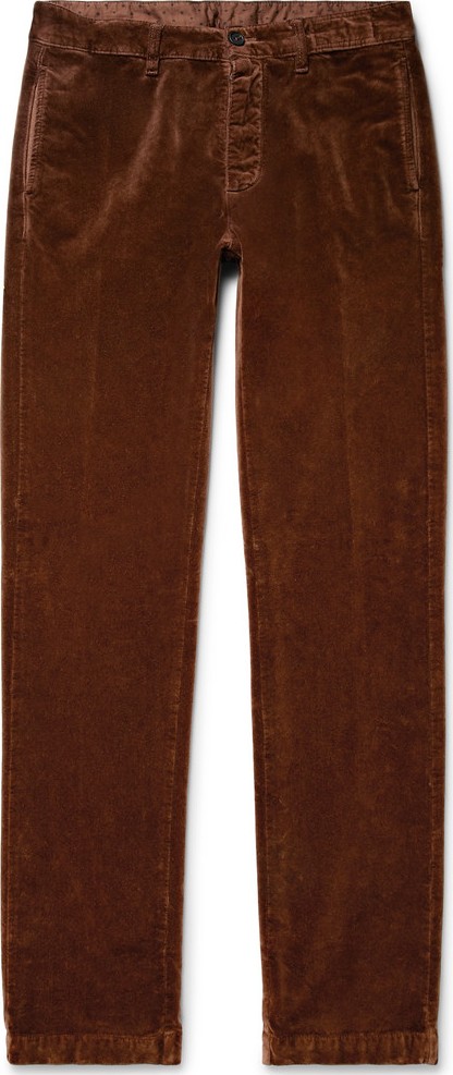 Massimo Alba Cotton-Velvet Trousers