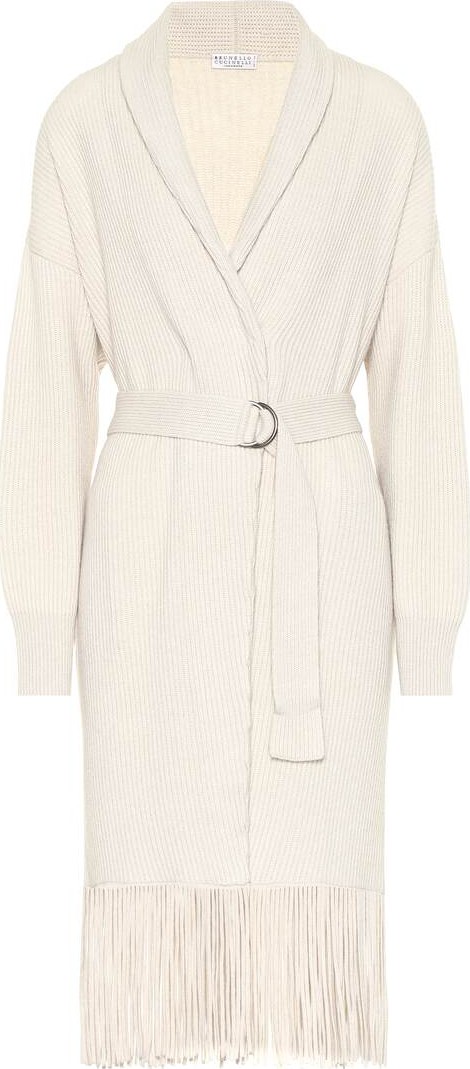 Brunello Cucinelli Belted cashmere cardigan