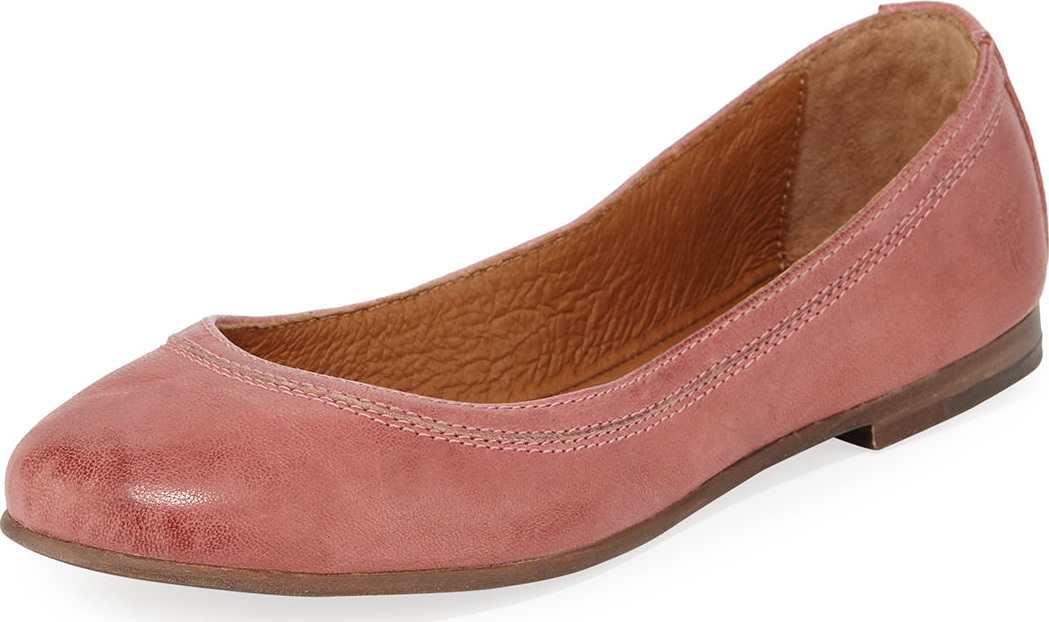 Frye Carson Leather Ballet Flats