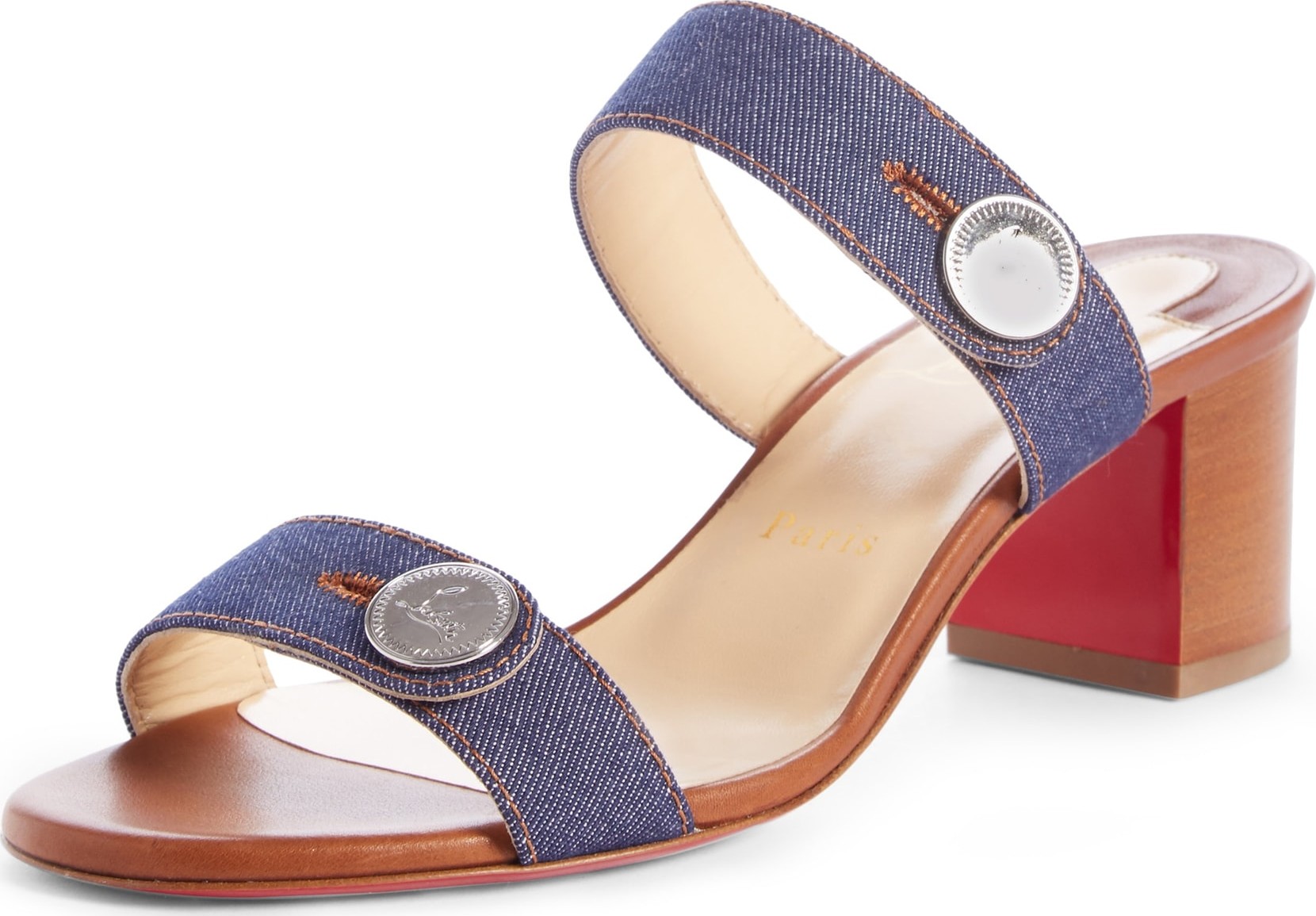 Christian Louboutin Sandenim Double Strap Sandal