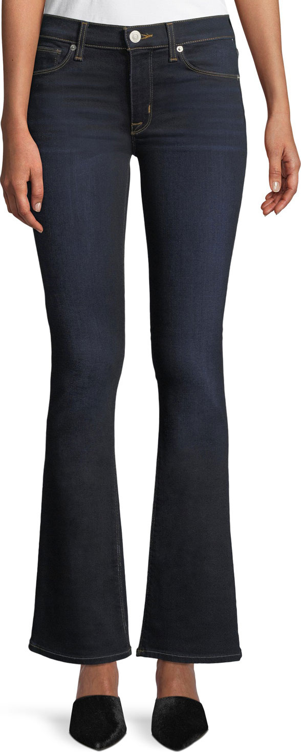 Hudson Love Mid-Rise Boot-Cut Jeans, Petite
