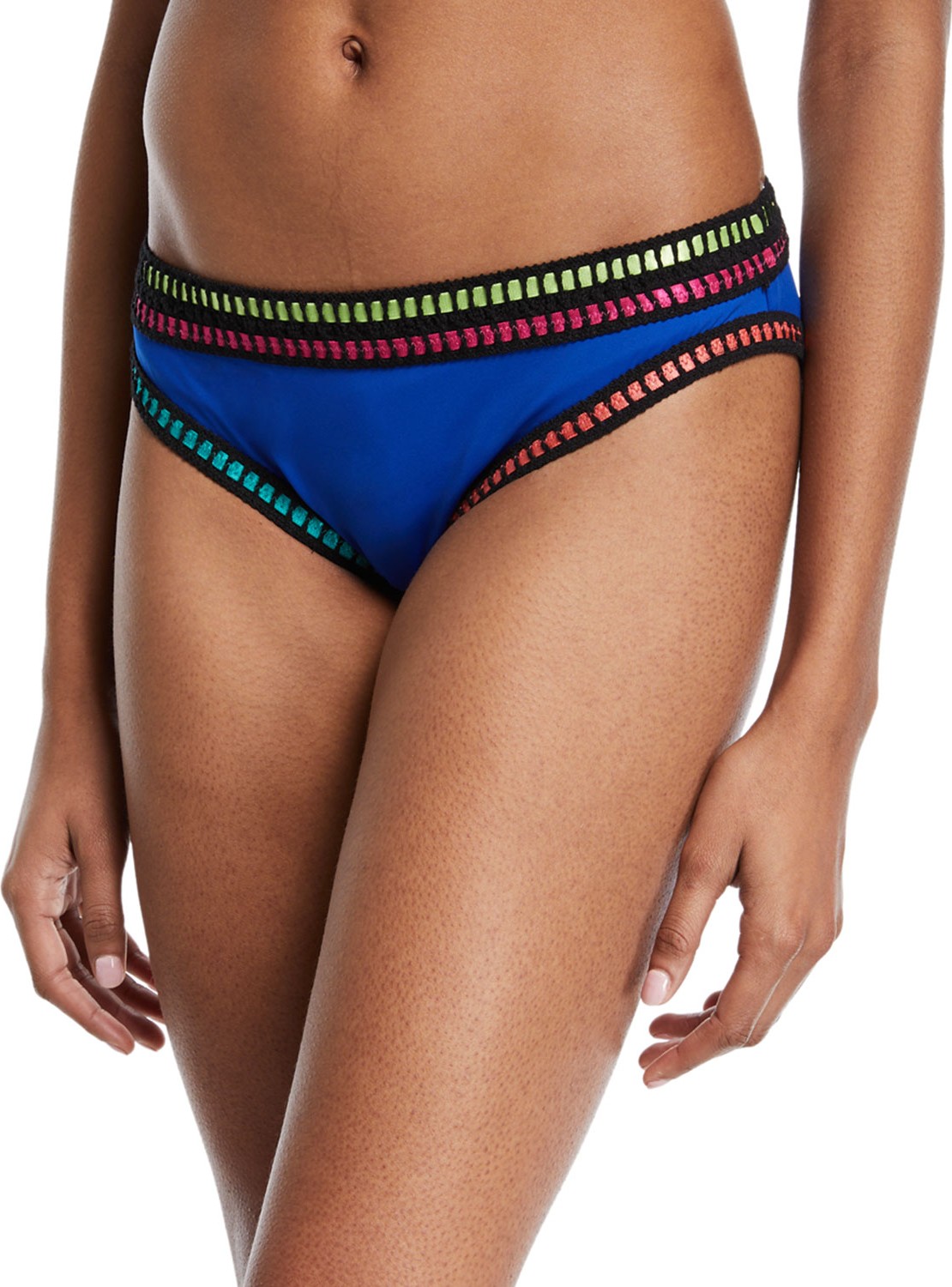 La Blanca Threading Along Hipster Swim Bikini Bottom