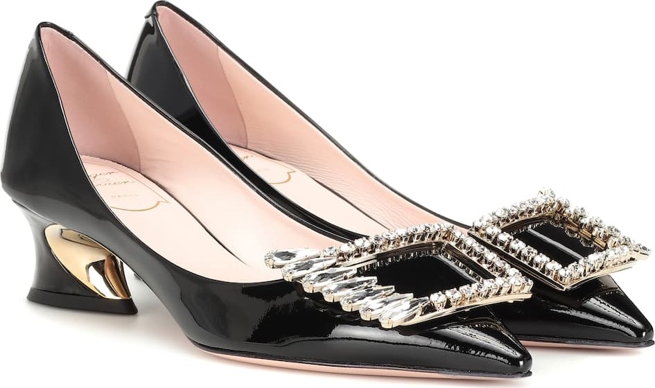 Roger Vivier Courbette Vivier 45 patent leather pumps