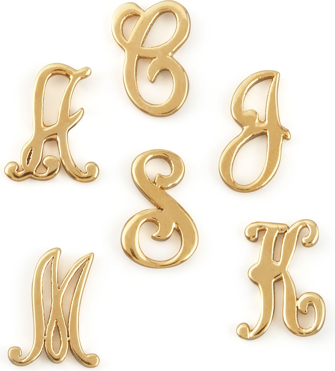 Jennifer Zeuner Jewelry Gold Initial Earring  Left