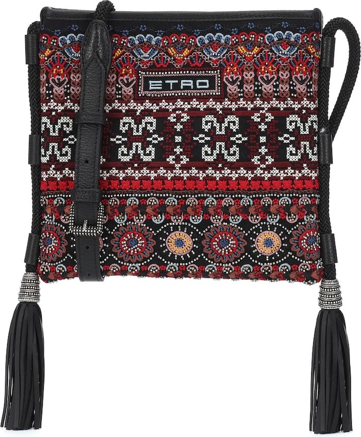 Etro Eivissa embroidered crossbody bag