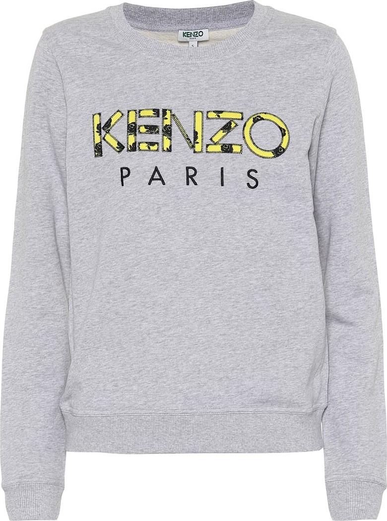 KENZO Embroidered cotton sweatshirt