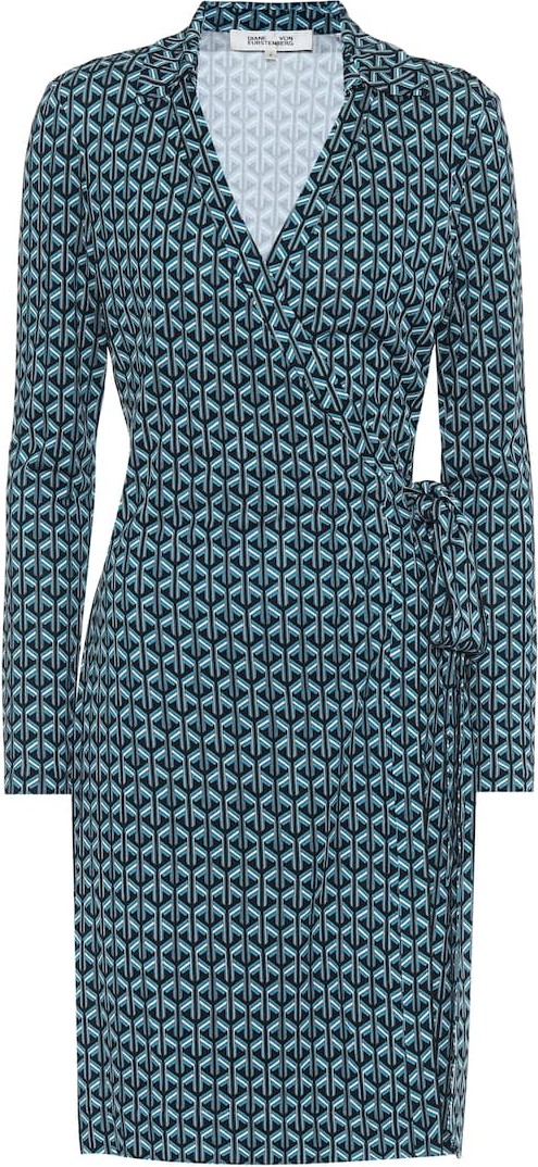 DIANE von FURSTENBERG Jeanne Two printed silk wrap dress