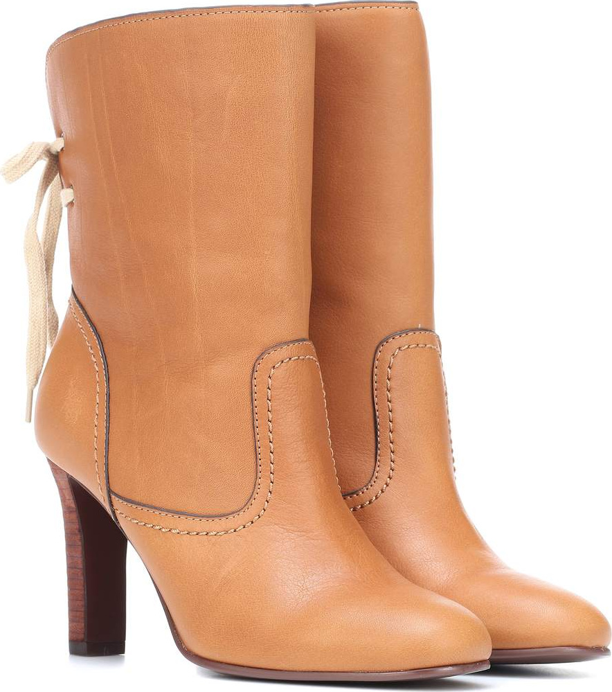 See By Chloé Lara leather ankle boots