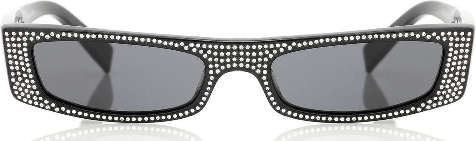Alexandre Vauthier Embellished acetate sunglasses
