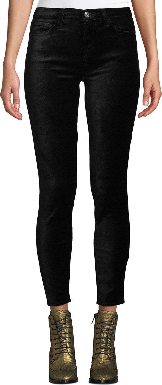 7 For All Mankind The Ankle Skinny Velvet Jeans