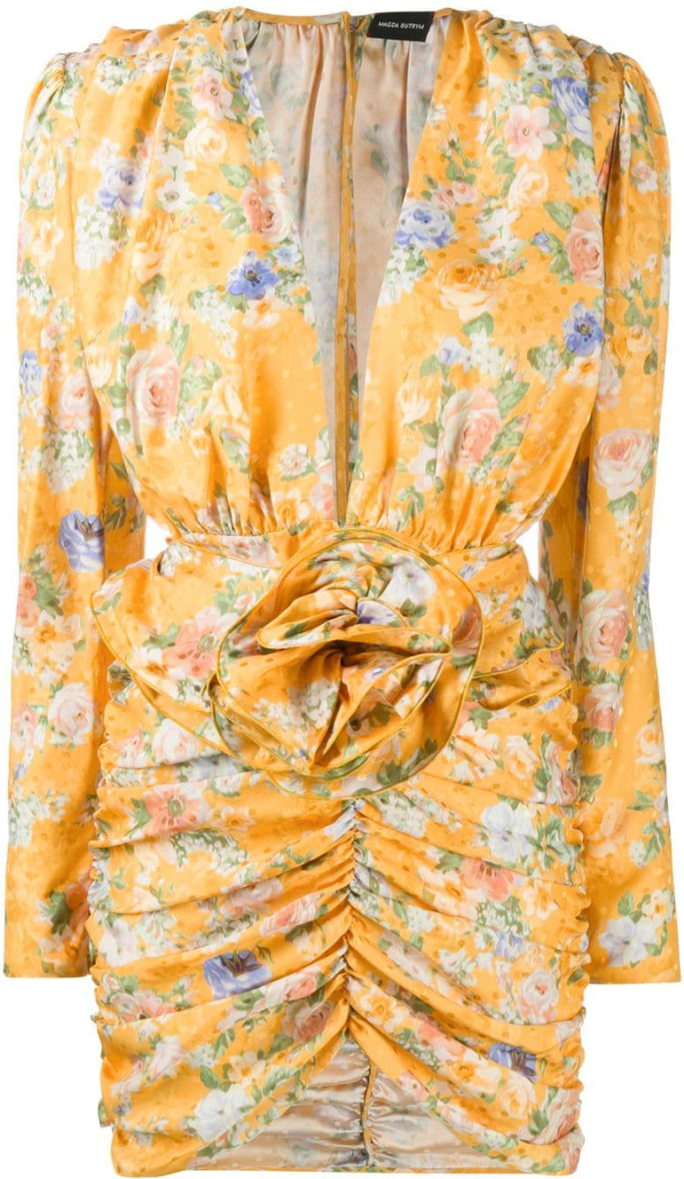 Magda Butrym - Floral print silk dress