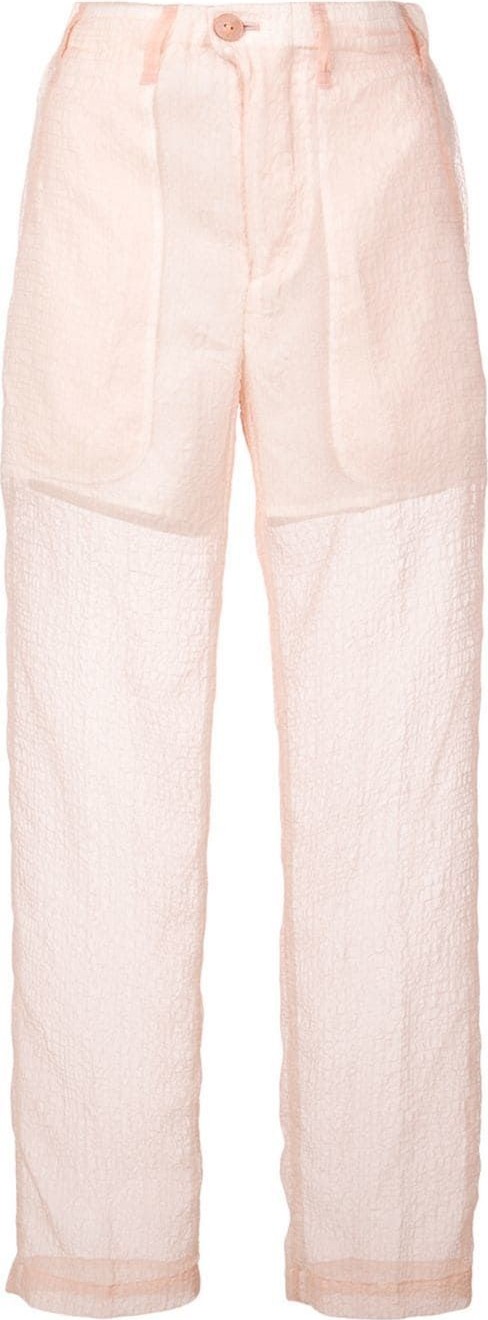 Julien David slim sheer trousers