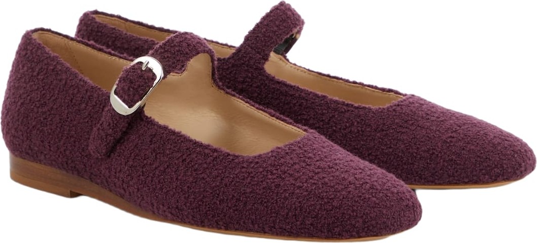 Le Monde Beryl - Bouclé Mary Jane flats
