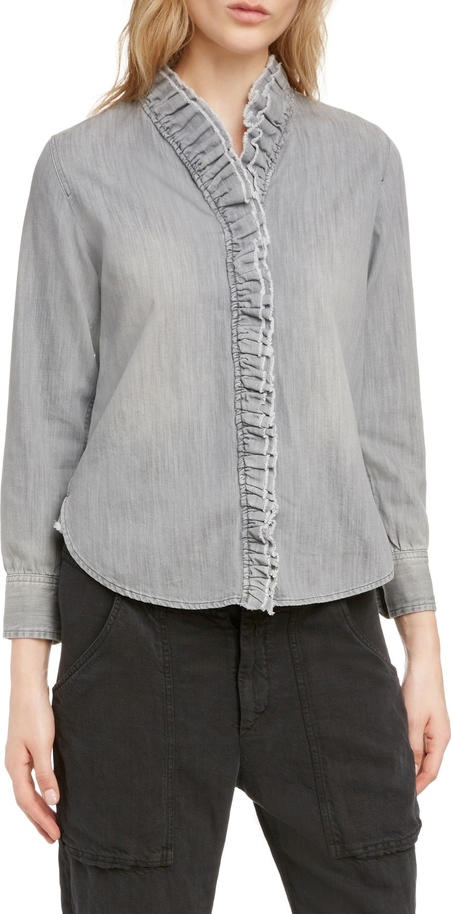 Isabel Marant Etoile Isabel Marant Étoile Nawendy Ruffle Trim Shirt