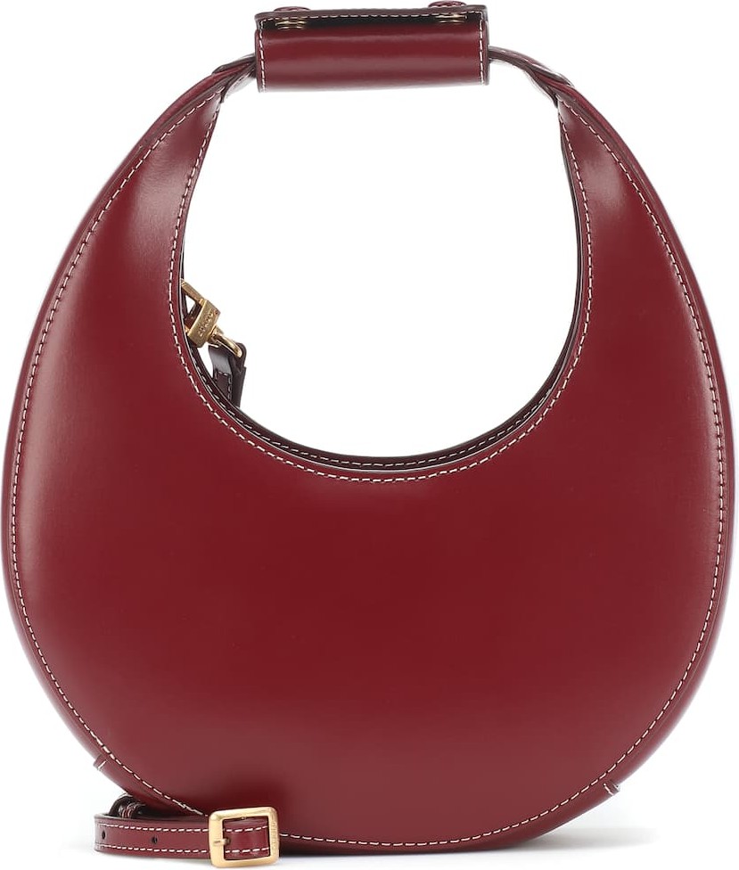 Staud Moon Mini leather shoulder bag
