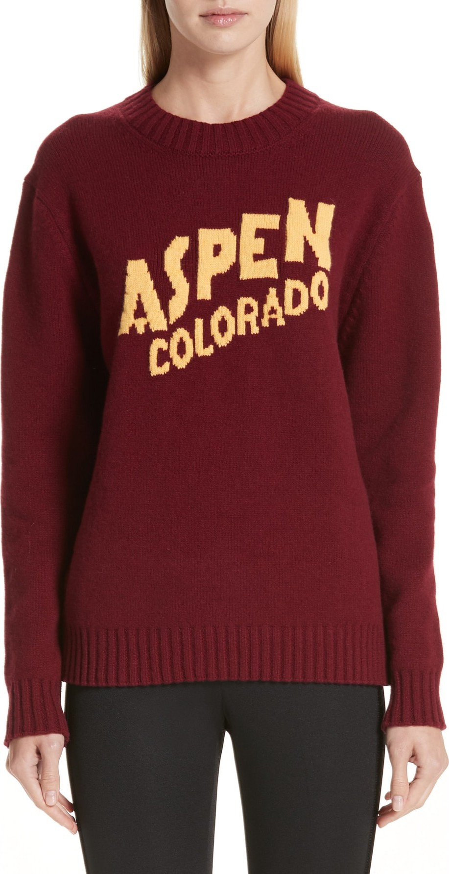 Moncler Wool Blend Intarsia Sweater