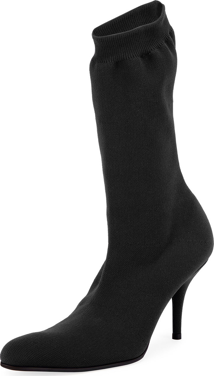 Balenciaga Sock-Knit Tall Booties