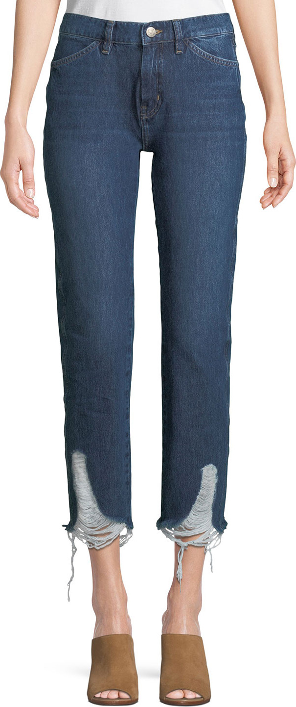 M.i.h Jeans Cult Mid-Rise Four-Pocket Straight-Leg Jeans