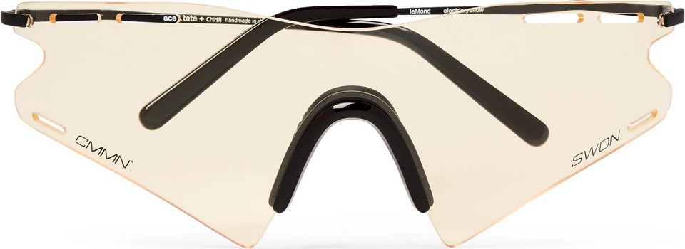 Cmmn Swdn + Ace & Tate LeMond Square-Frame Metal Sunglasses
