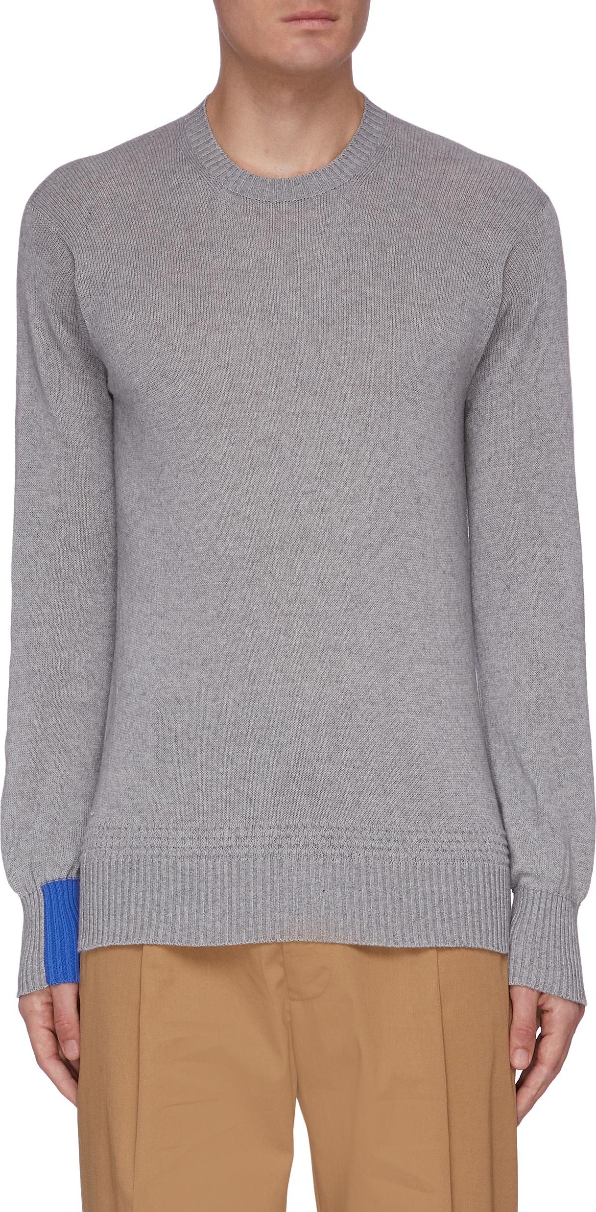 Maison Flaneur Colourblock Cuff Sweater