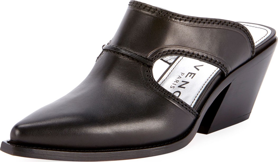 Givenchy Cutout Pointed-Toe Mules