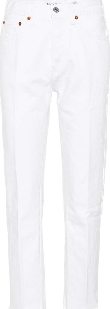 RE/DONE Stovepipe high-waisted jeans