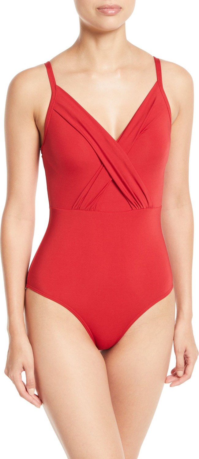 JETS by Jessika Allen Jetset Cross-Front One-Piece Swimsuit (DD/E Cup)