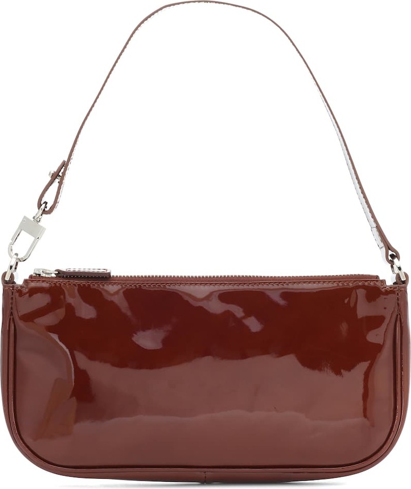 By Far Rachel patent leather shoulder bag