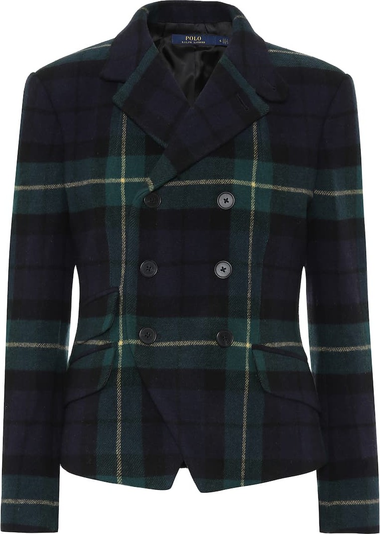 Polo Ralph Lauren Checked wool-blend jacket